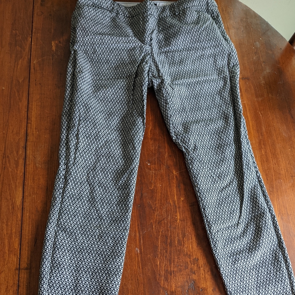 Slacks, Black and White, Size 6